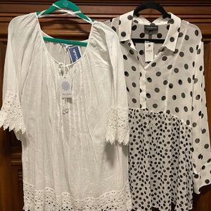 Two new tops with tags Size 18/20